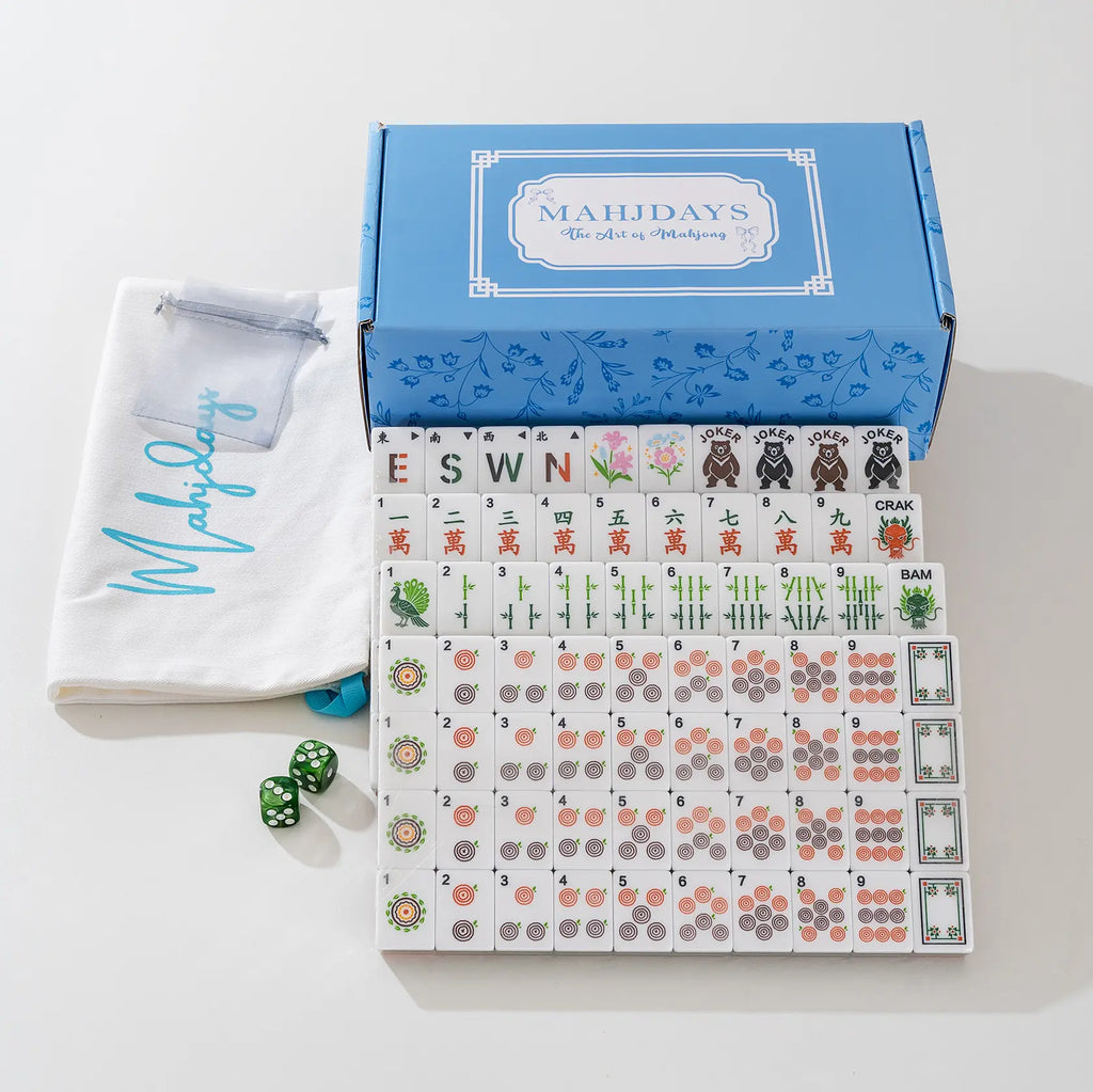 Woodland Garden American Mahjong Tiles
