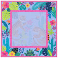 Tropical Tiger Magenta Mahjong Mat