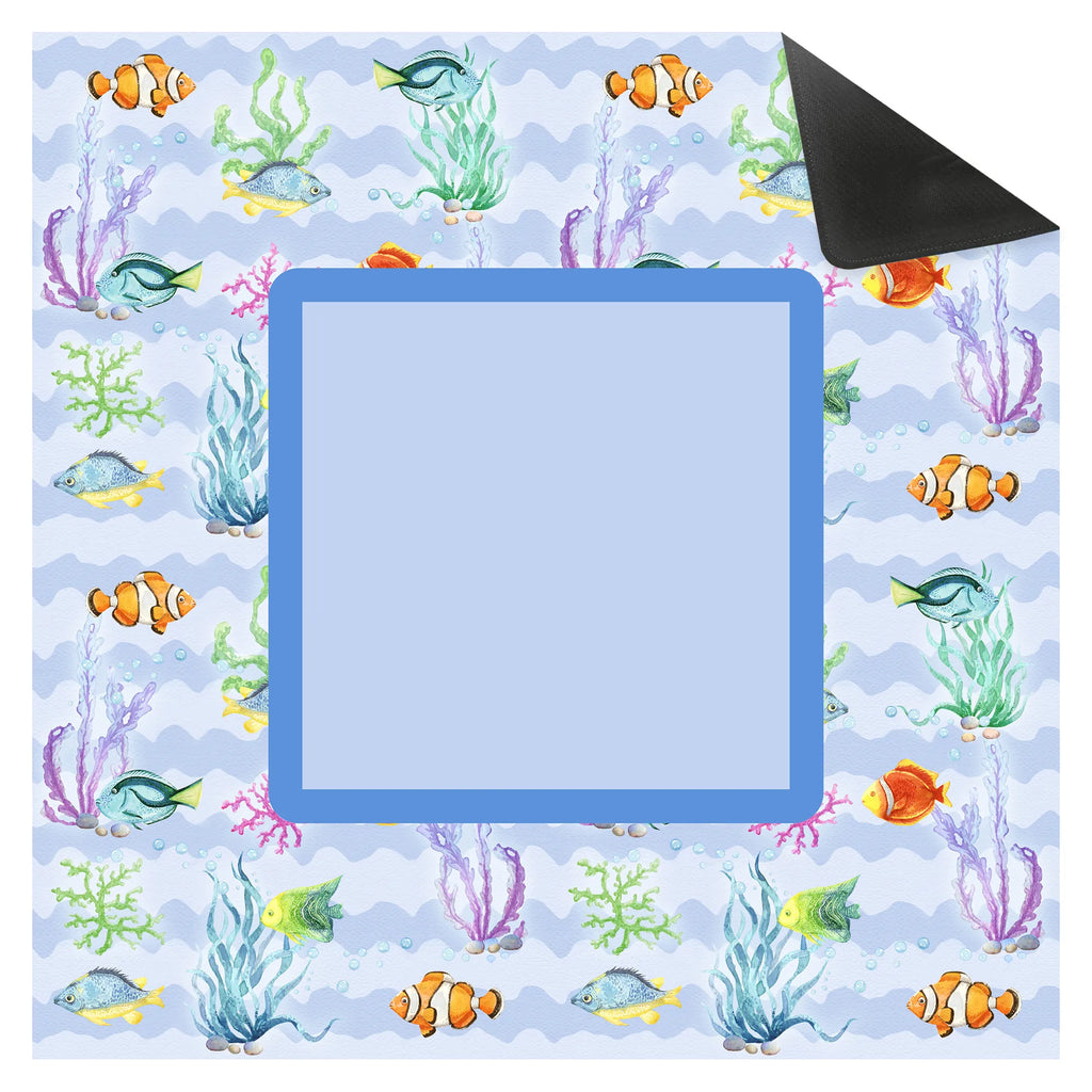 Tropical Reef Ocean Fish Mahjong Mat