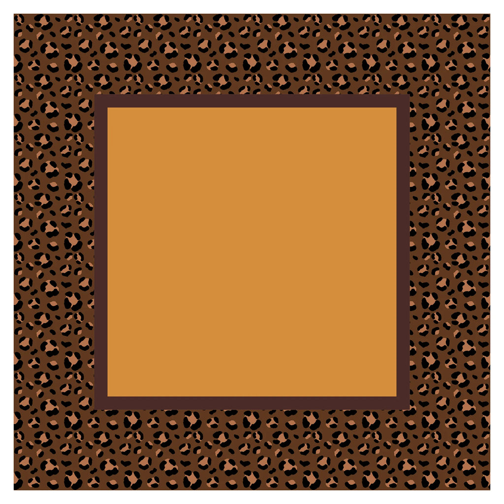 Caramel Leopard American Mahjong Mat