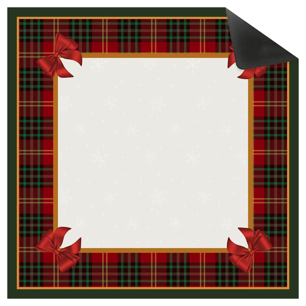 Holiday Tartan Mahjong Mat
