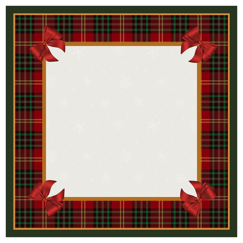 Holiday Tartan Mahjong Mat