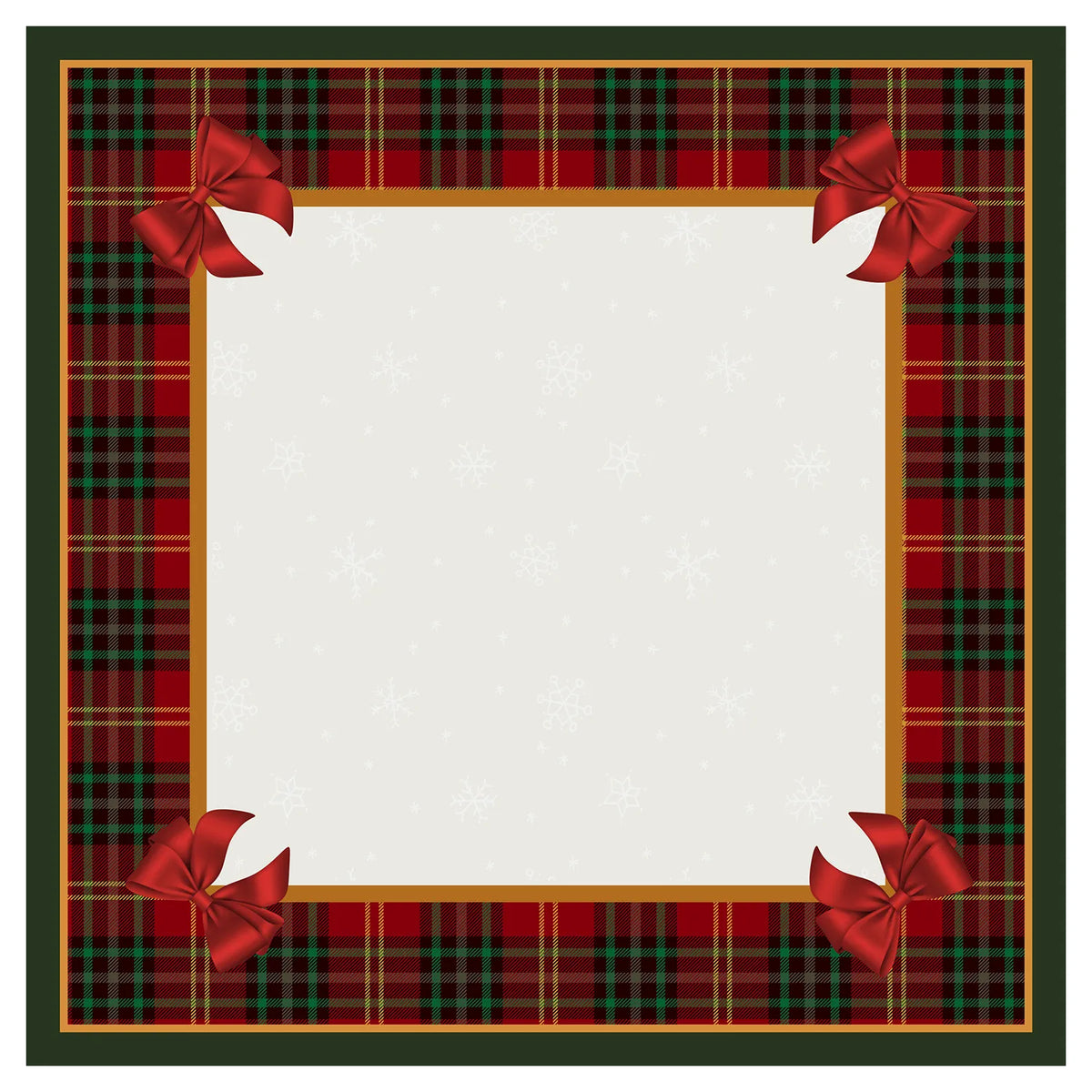 Holiday Tartan Mahjong Mat