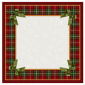 Christmas Ribbon Plaid Mahjong Mat