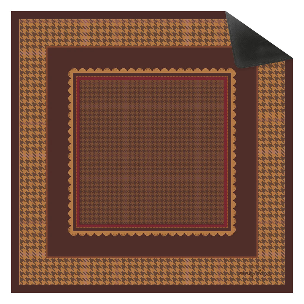 Vintage Houndstooth American Mahjong Mat