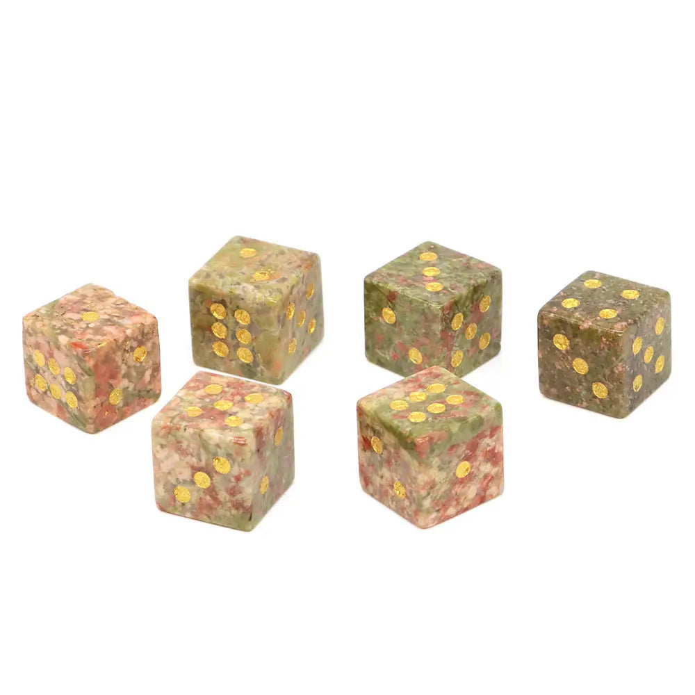 Crystal Gemstone Luxury Mahjong Dice