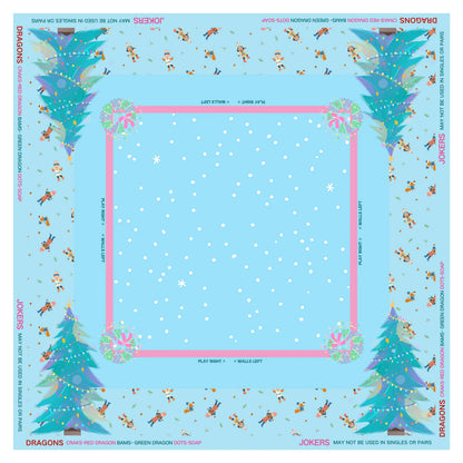 Nutcracker & Winter Wonderland Mahjong Mat